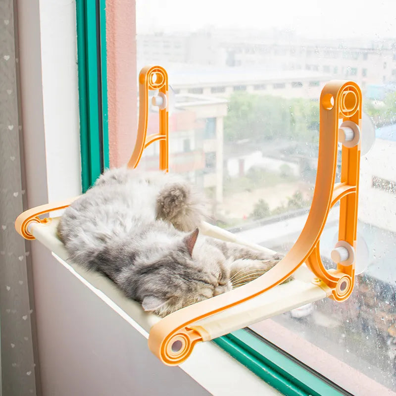 Katzen Fensterbank mit Saugnäpfen