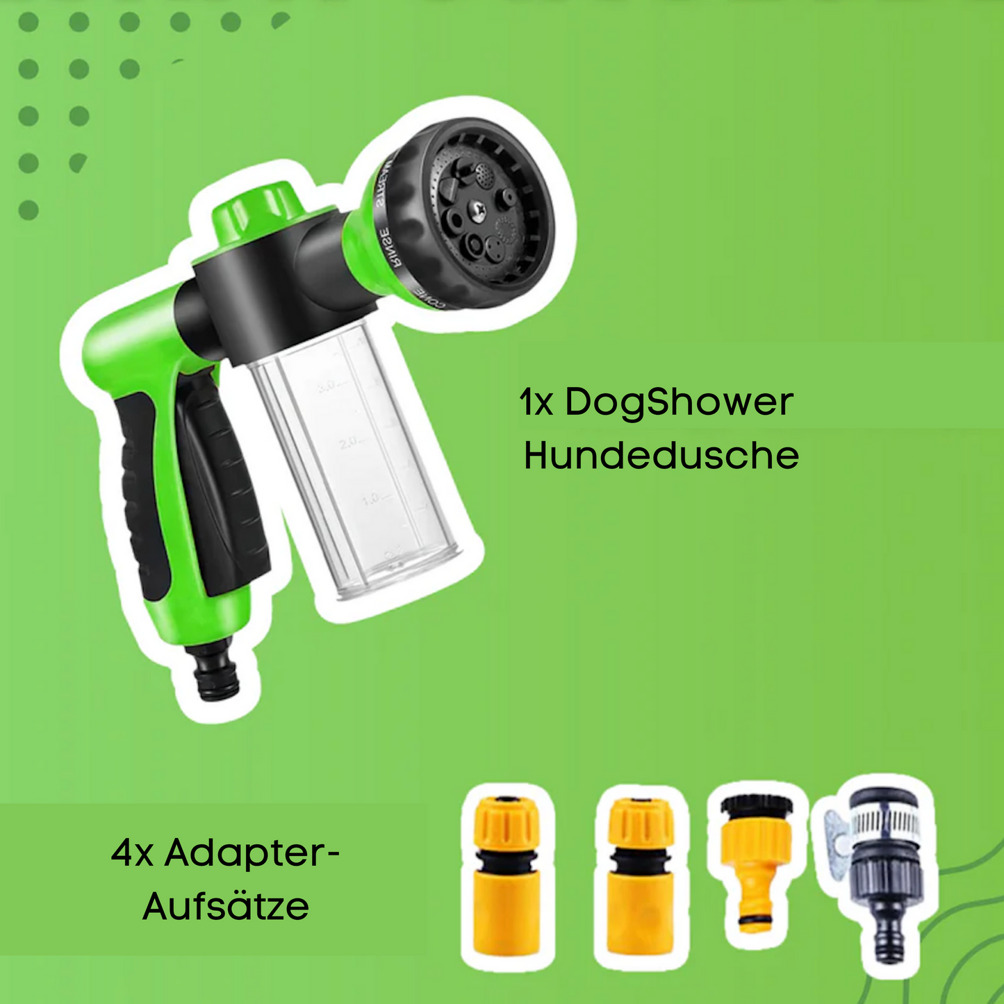3-in-1 Hunde Outdoor Dusche