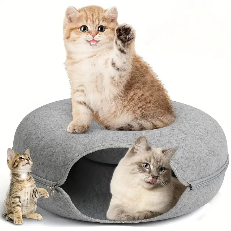 Donut Katzenbett und Höhle