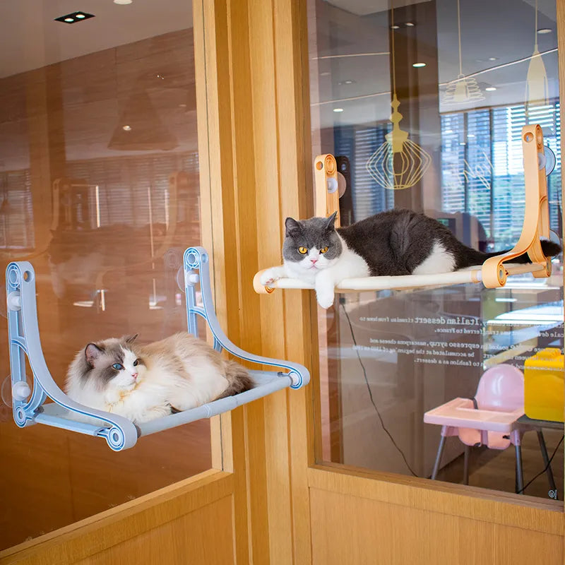 Katzen Fensterbank mit Saugnäpfen