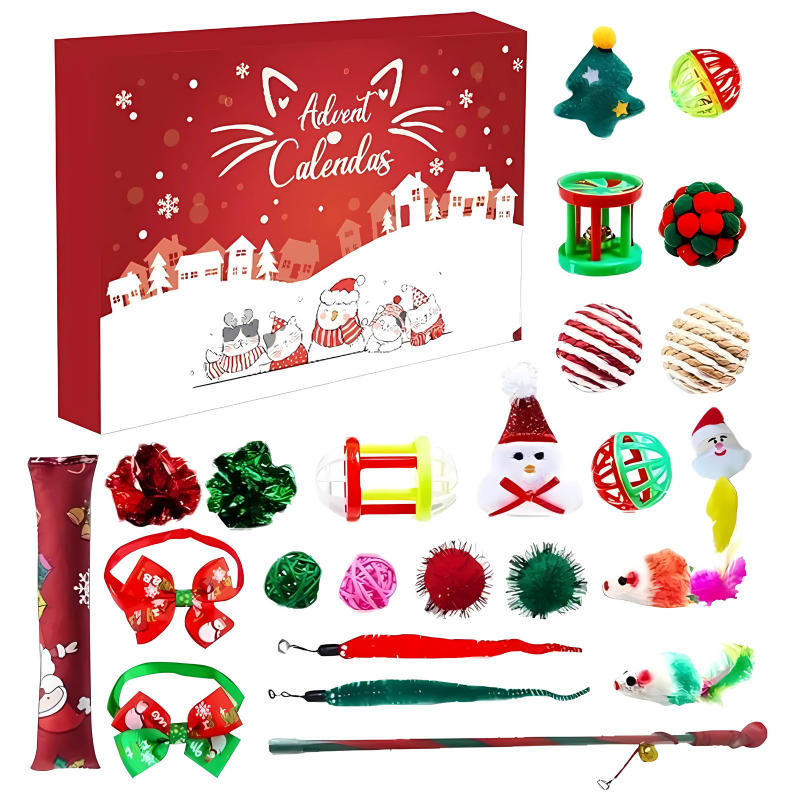 Pfotenglück - Adventskalender für Hunde & Katzen