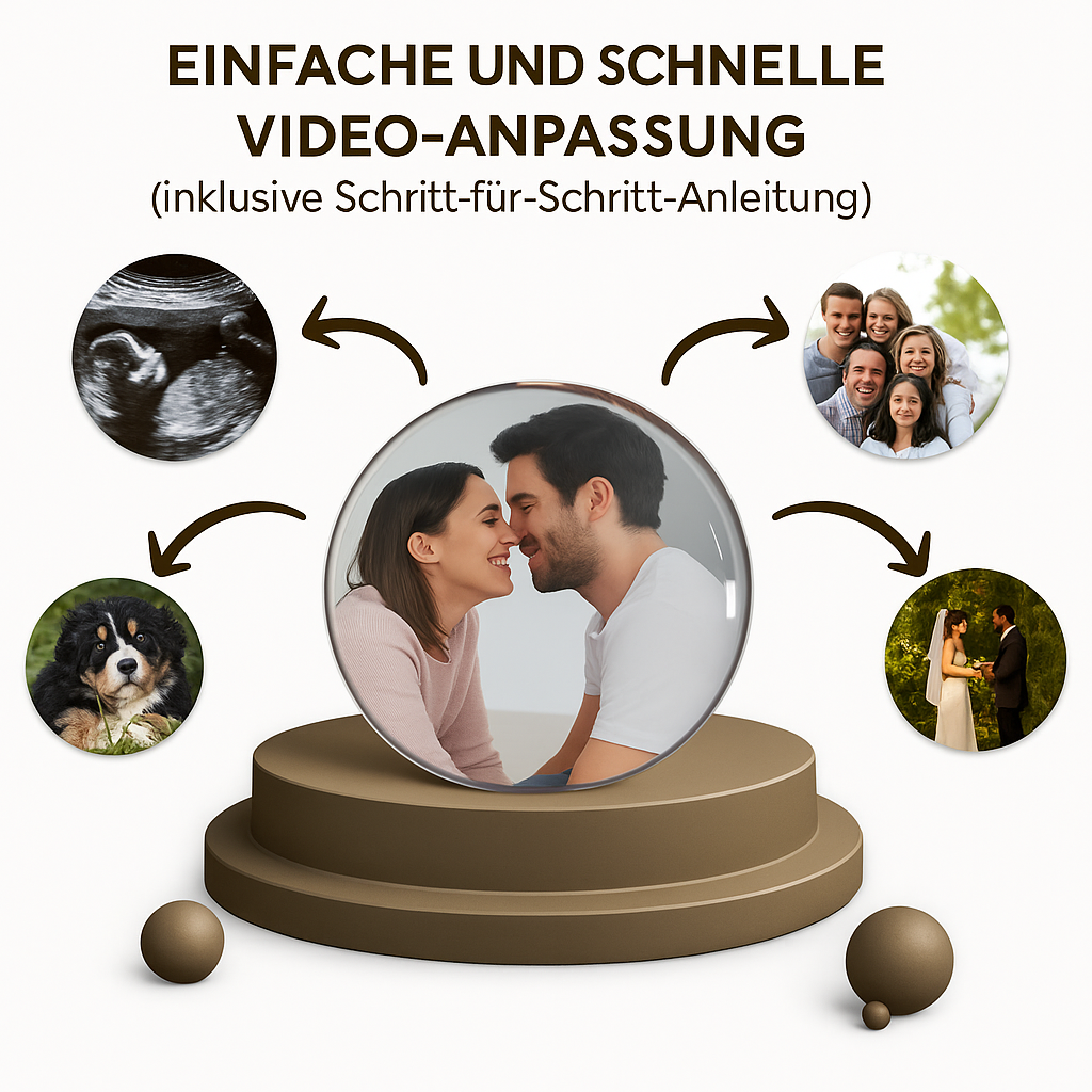 PfotenMomente - Deine Fotos & Videos in deiner Weihnachtskugel
