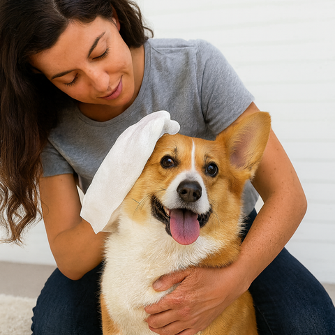 Fellpflege Handschuhe für Hunde und Katzen