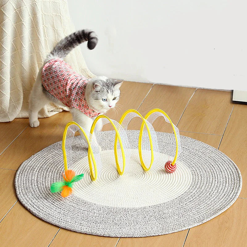 Interaktive Katzenspirale