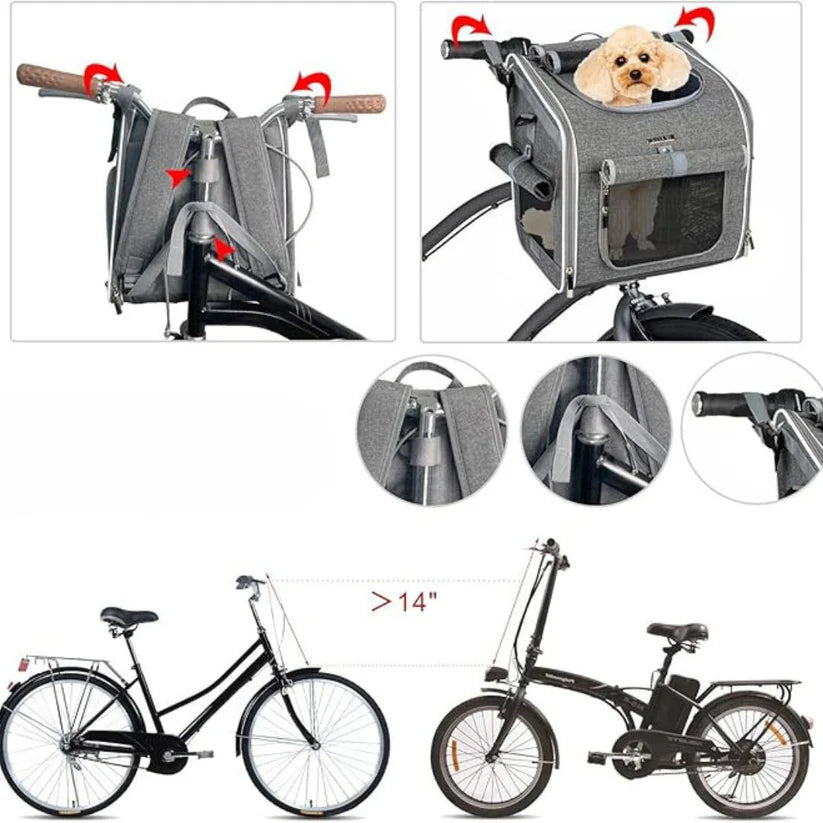 Multifunktionaler Haustier Fahrradkorb