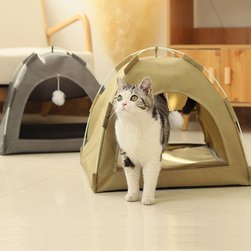 2-in-1 Katzenzelt
