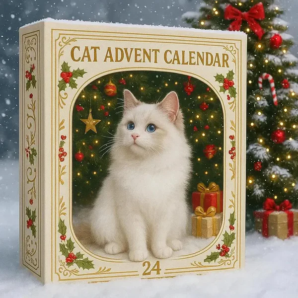 Katzen Adventskalender - 24 süße Katzen