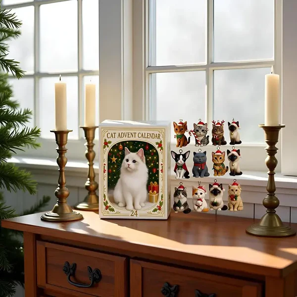 Katzen Adventskalender - 24 süße Katzen