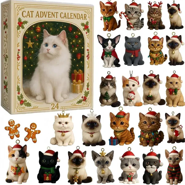Katzen Adventskalender - 24 süße Katzen