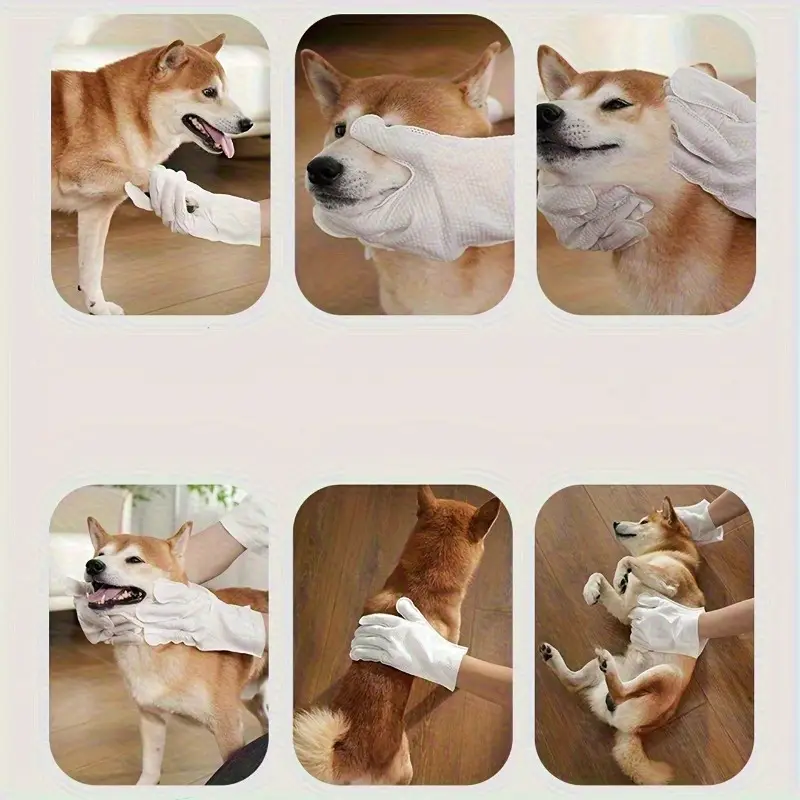 Fellpflege Handschuhe für Hunde und Katzen