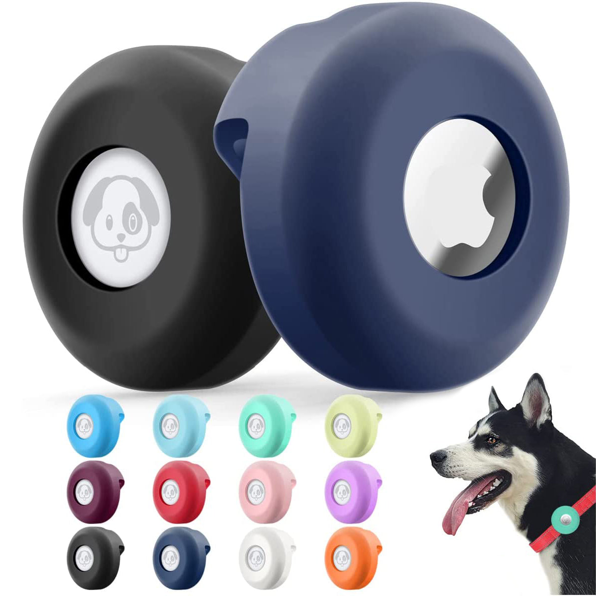 Silikon AirTag Halsband Hülle