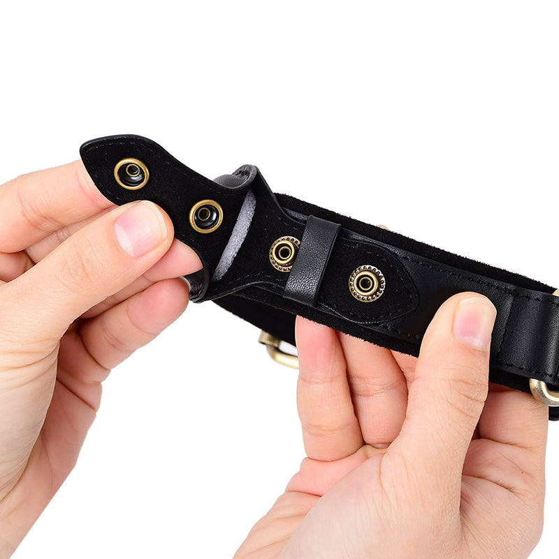 Premium AirTag Lederhalsband