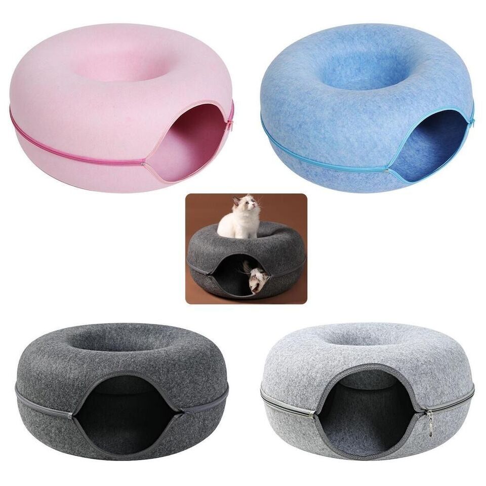 Donut Katzenbett und Höhle