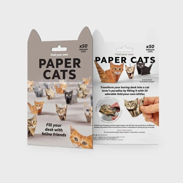 DIY Papier Katzen & Hunde Set