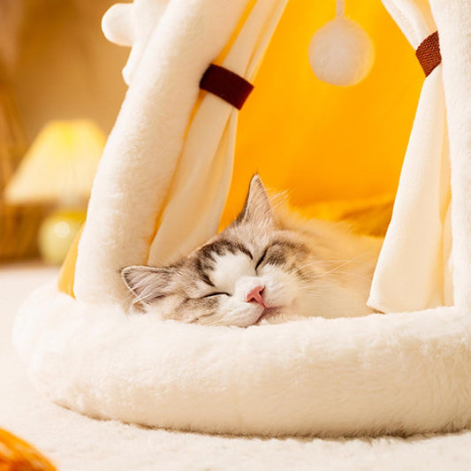 Gemütliches Katzenzelt