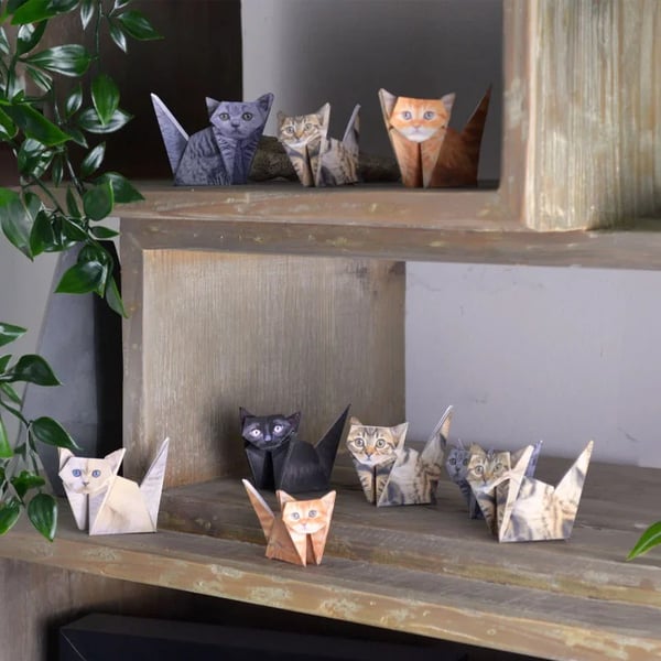 DIY Papier Katzen & Hunde Set