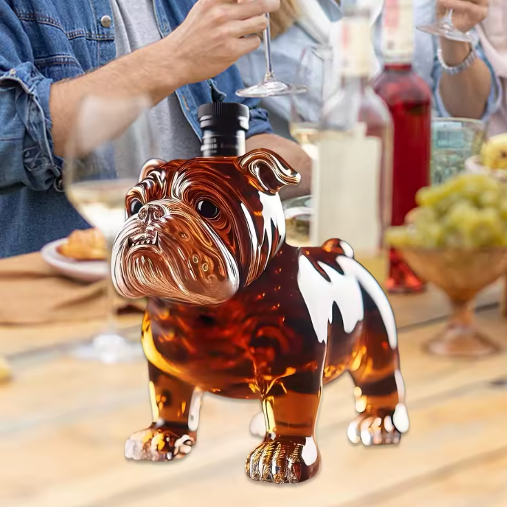 Hunde Whiskey Flasche