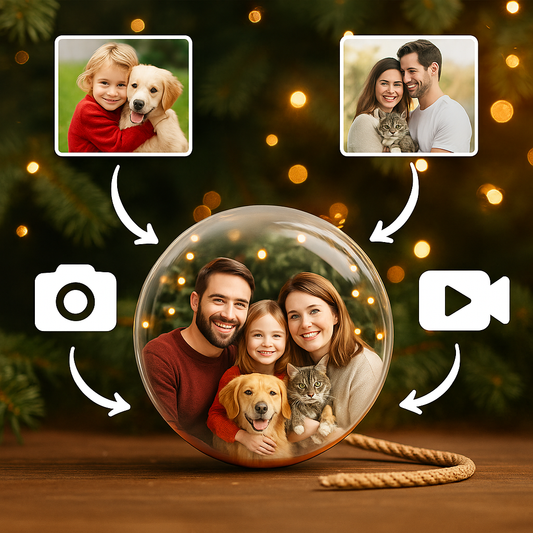 PfotenMomente - Deine Fotos & Videos in deiner Weihnachtskugel