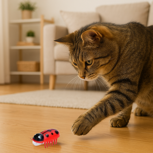 Selbstfahrendes Käfer Katzenspielzeug