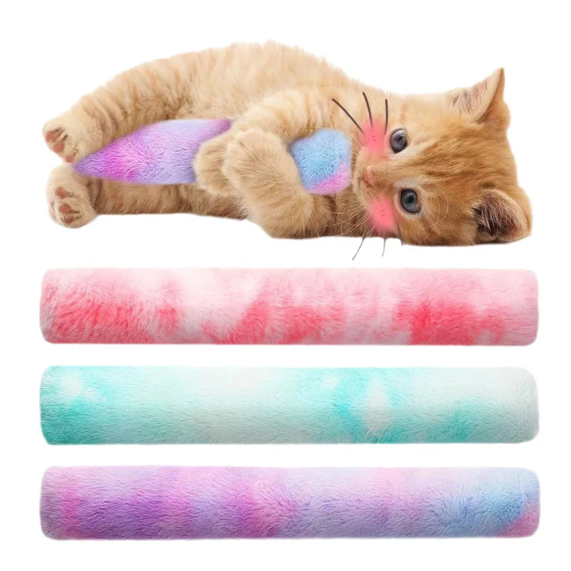 Flauschiges Katzenspielzeug mit Minze