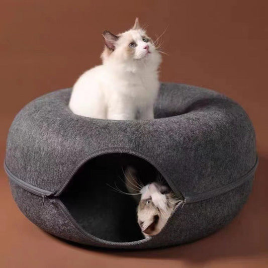 Donut Katzenbett und Höhle