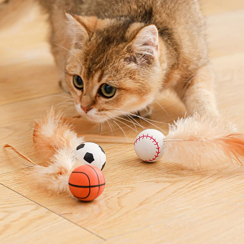 Federball 3er Set für Haustiere