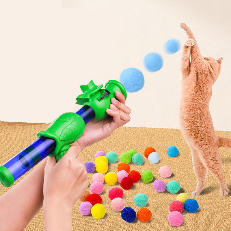 Katzen Ball Kanone