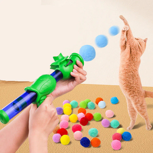 Katzen Ball Kanone
