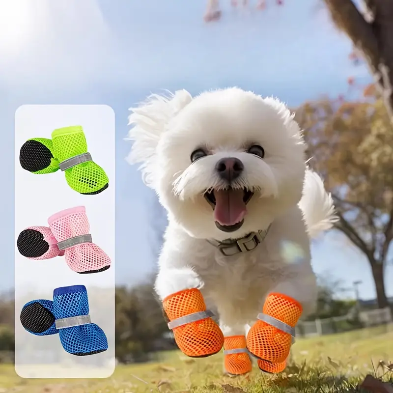 SonnenPfoten - Atmungsaktive Hitze-Schutz Schuhe für Hunde