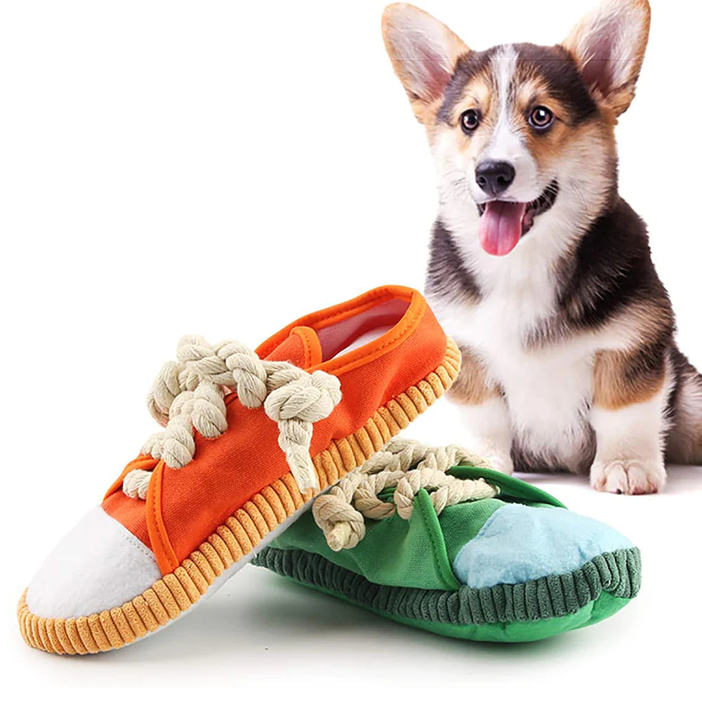 Schuh Kau Spielzeug für Hunde